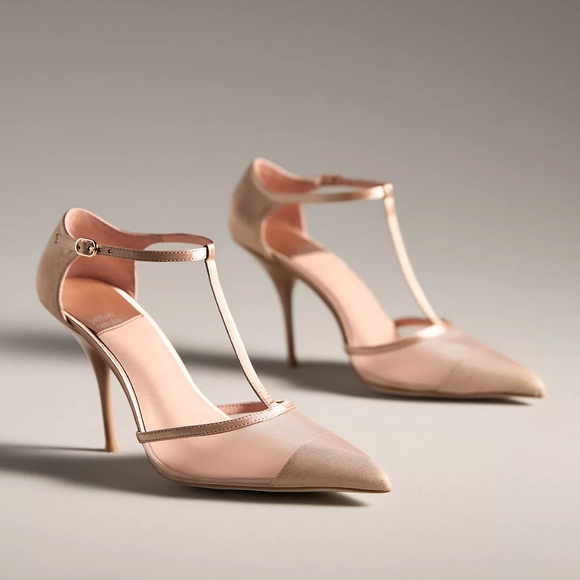 ANTICS Jeffrey Campbell Stiletto Heel with T-Strap Sz 6.5 - Picture 2 of 5